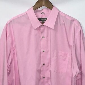 Kenneth Cole Dress Shirt, XXL, Pink